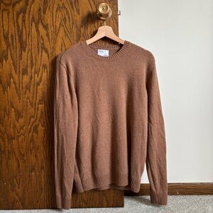 Colorful Standard Size X-Small Brown Long-Sleeve Crew Neck Sweater